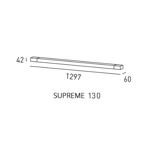 DLS Spiegelleuchte SUPREME 130 LED 14W 3000K 2185lm