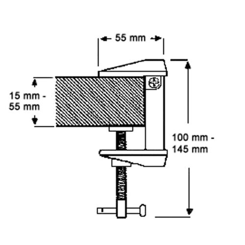 Artemide Klemleuchte TOLOMEO MINI E27/LED11W/Tischklemme