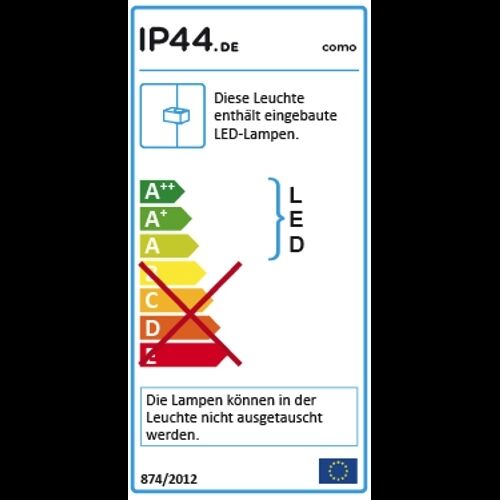 IP44.de Wandleuchte Como Up/Down LED 12W 553lm 2700K