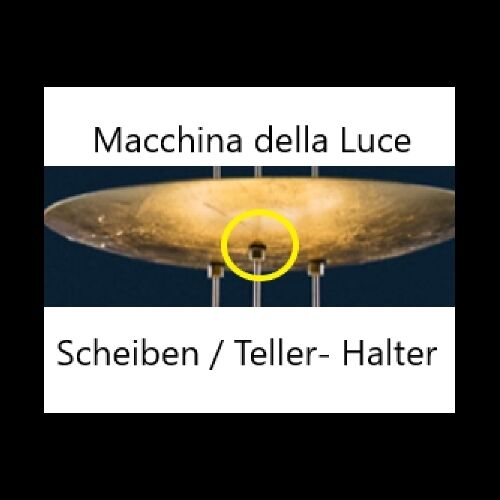 Catellani&Smith Scheibenhalter an Stangen für Macchina della Luce