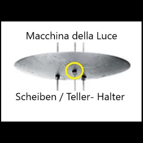 Catellani&Smith Scheibenhalter an Stangen für Macchina della Luce